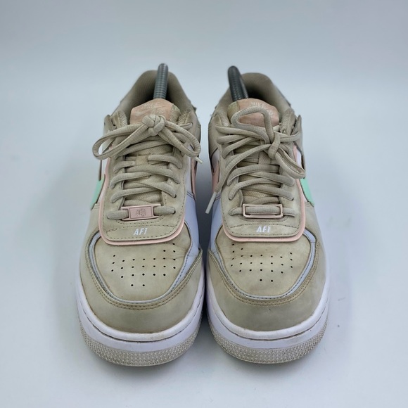 Nike AF1 Shadow CI0919-117 Casual Shoes White/Atmosphere-Mint Foam womens 8 - Picture 2 of 6